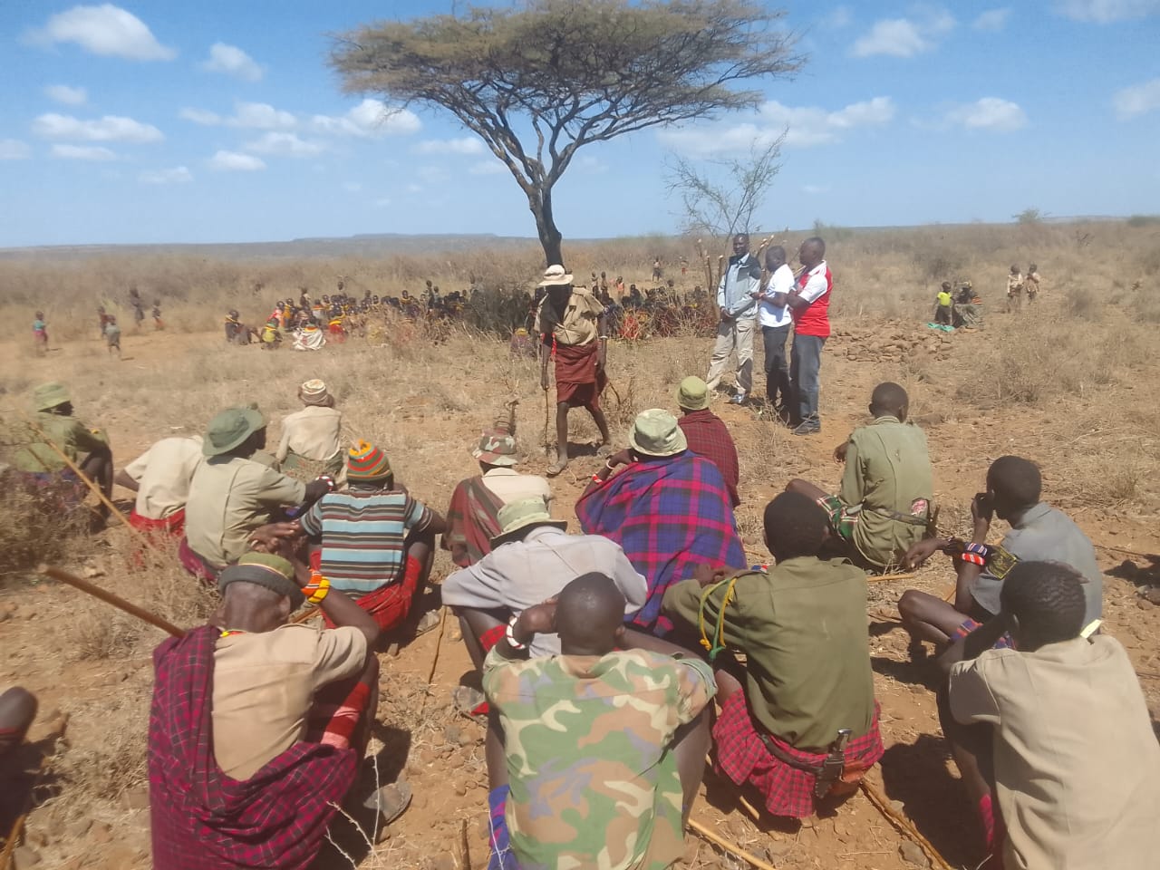 Community governance meeting in Samburu